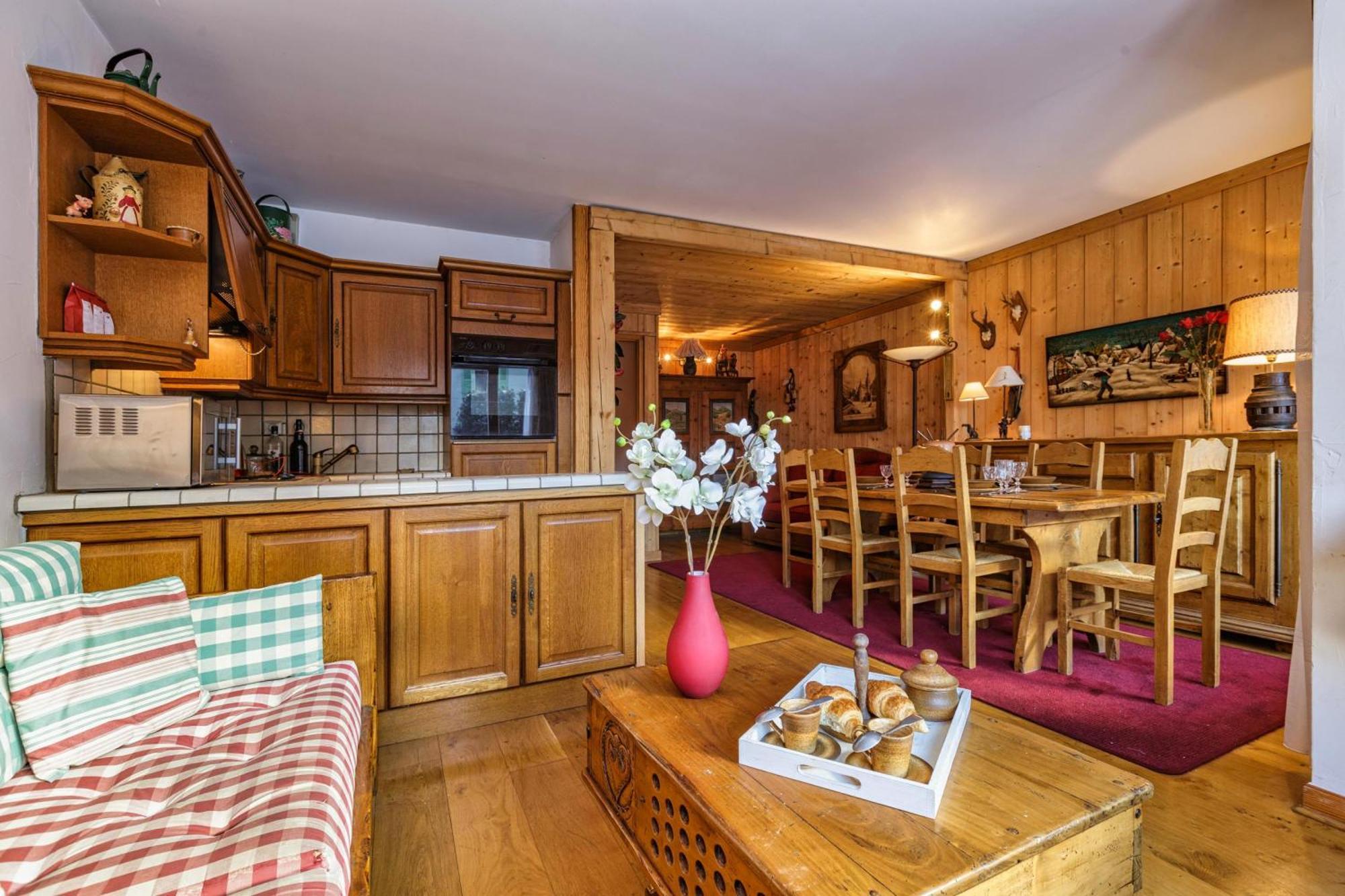 Duplex Aiguille Du Midi Large Terrasse - Happy Rentals Chamonix Zewnętrze zdjęcie