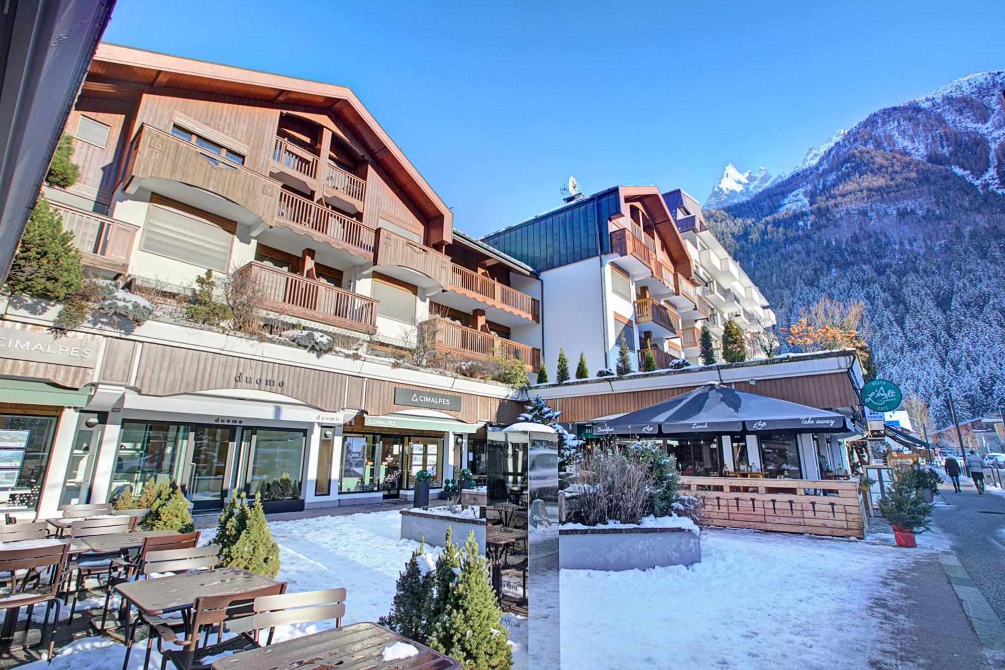 Duplex Aiguille Du Midi Large Terrasse - Happy Rentals Chamonix Zewnętrze zdjęcie